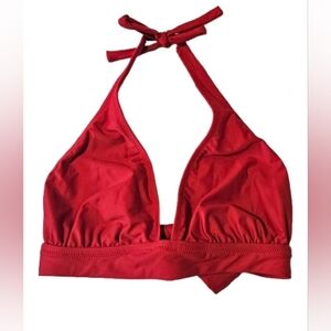 J.Crew Red Halter Bikini Top Women's Size XS New With Tags